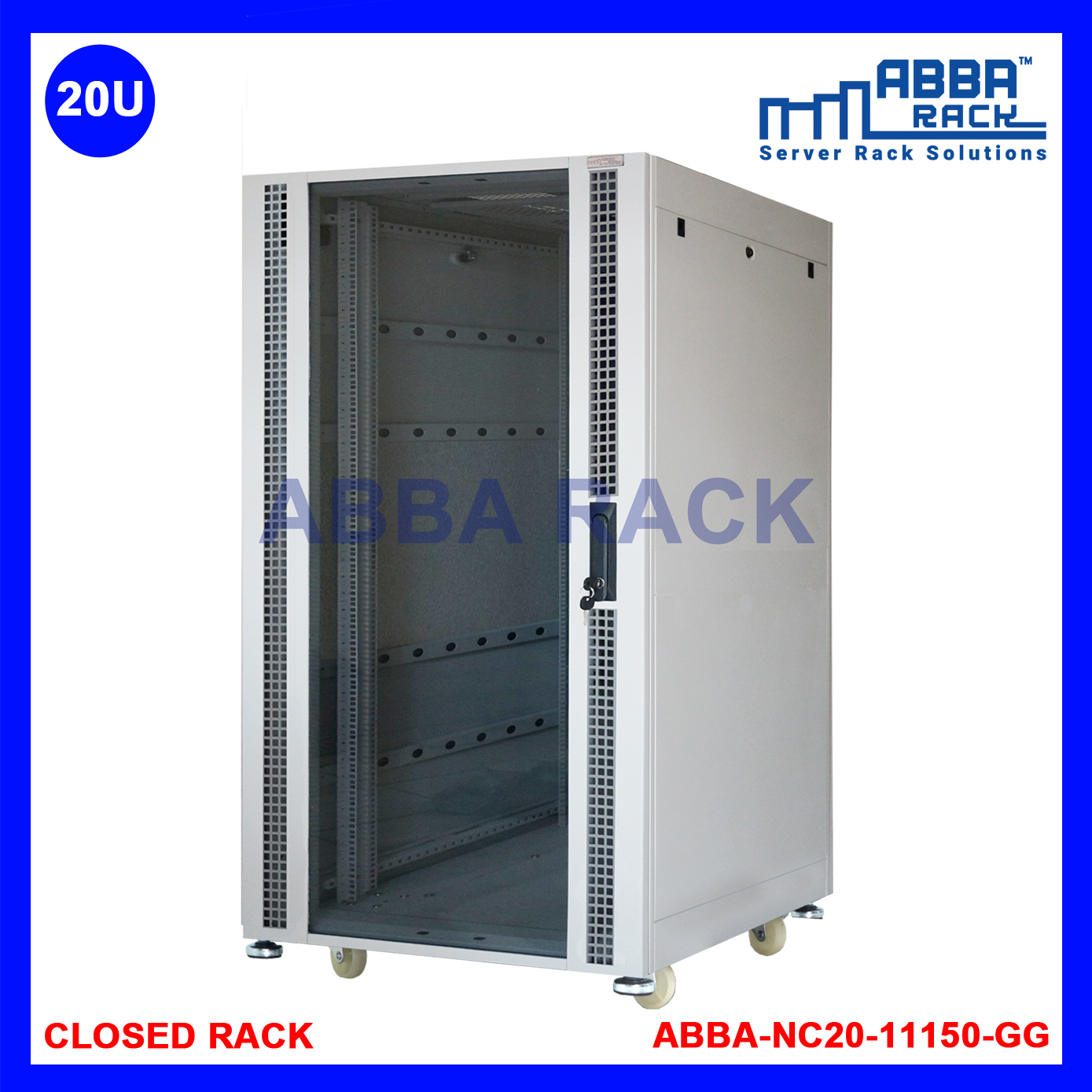 ABBA RACK 19" Closed Rack 20U Premium