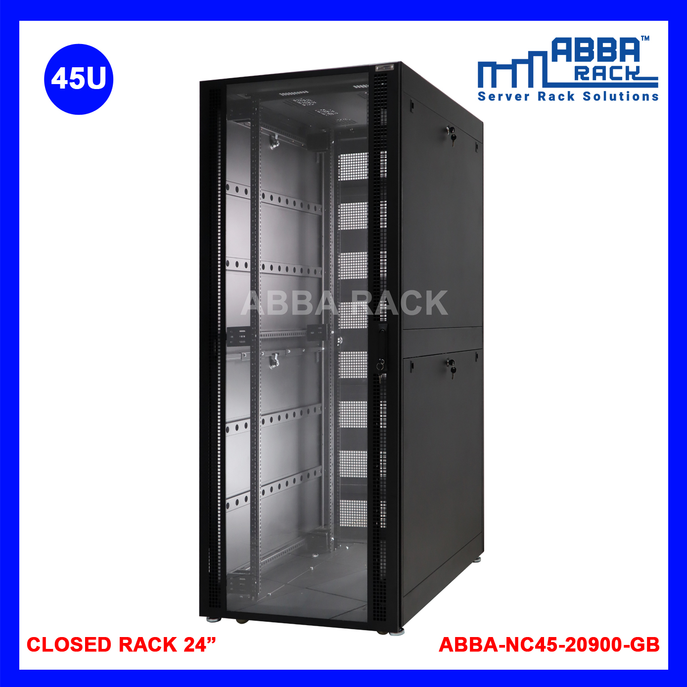ABBA RACK 24" Closed Rack 45U Premium