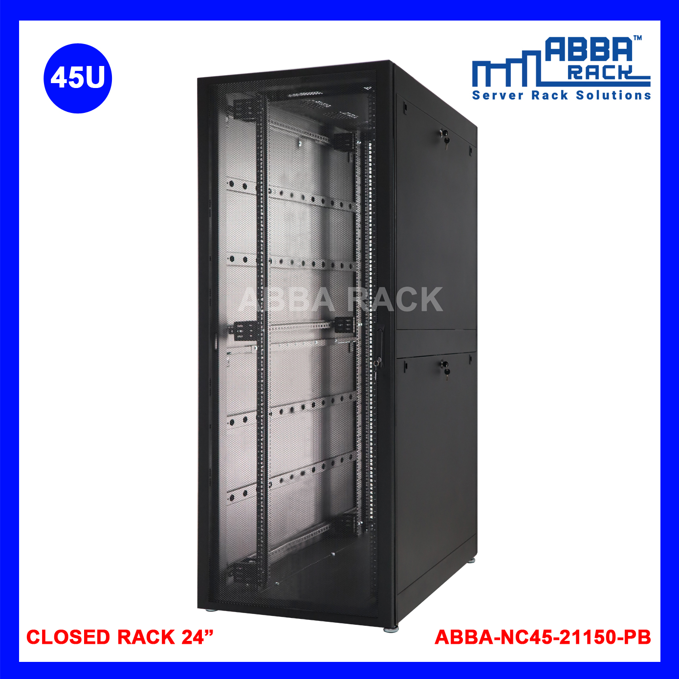 ABBA RACK 24" Closed Rack 45U Premium